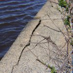 Seawall Crack Repair in North Carolina